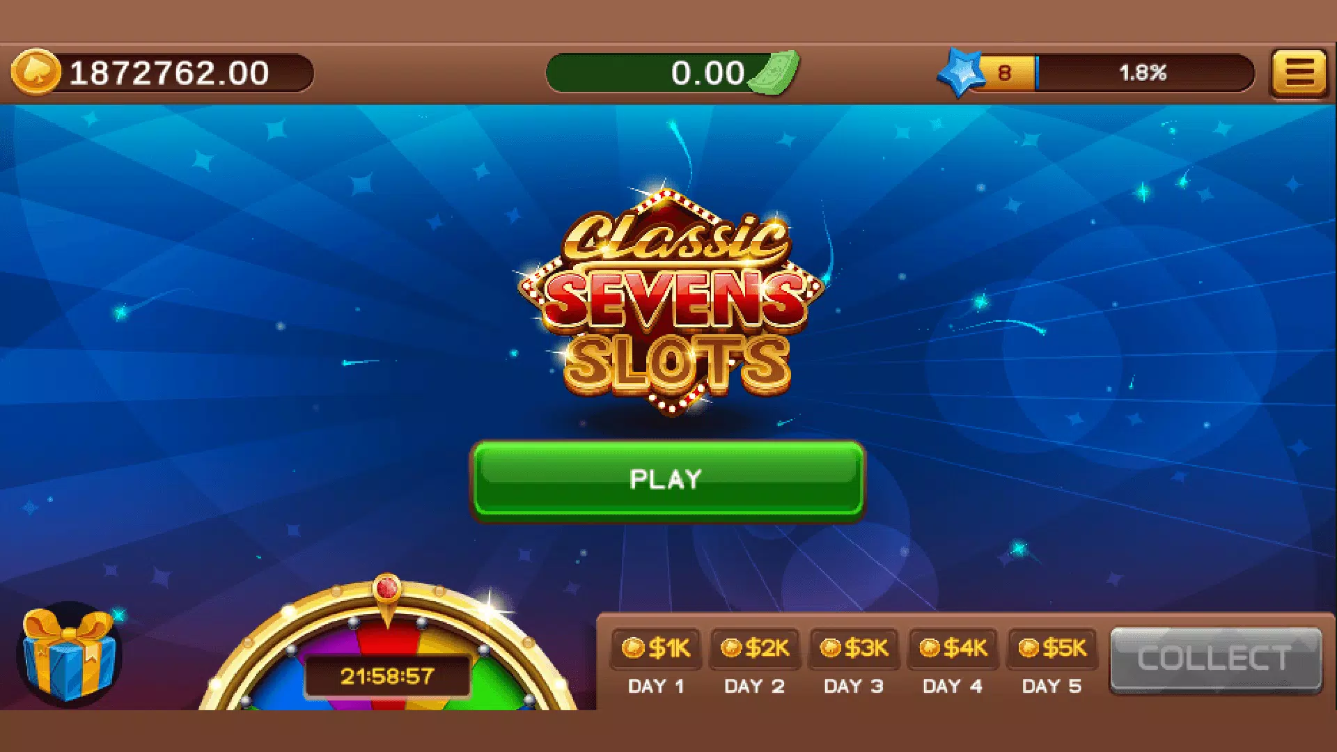 Game Heap - Seven Slots Screenshot 1