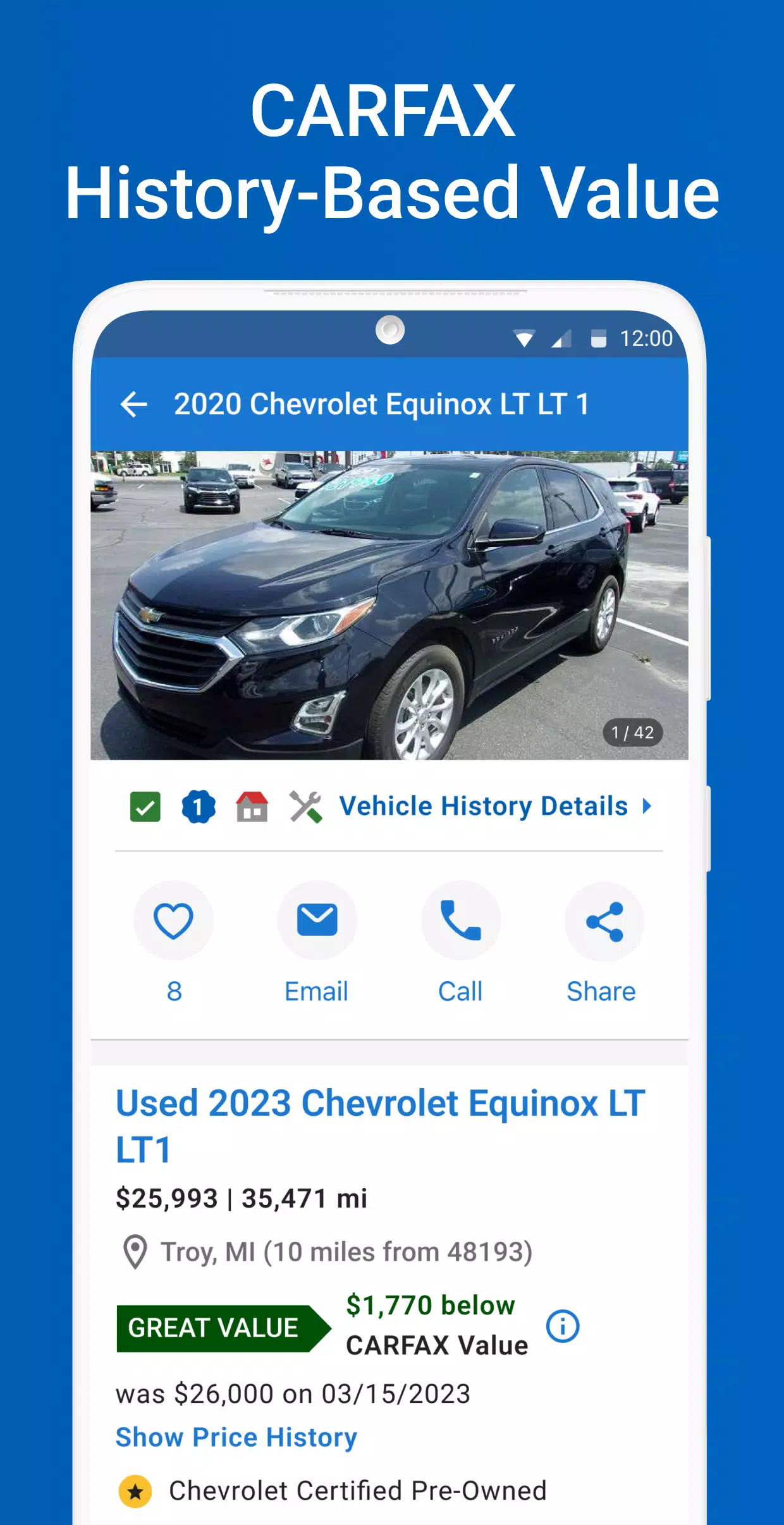 CARFAX Screenshot 4