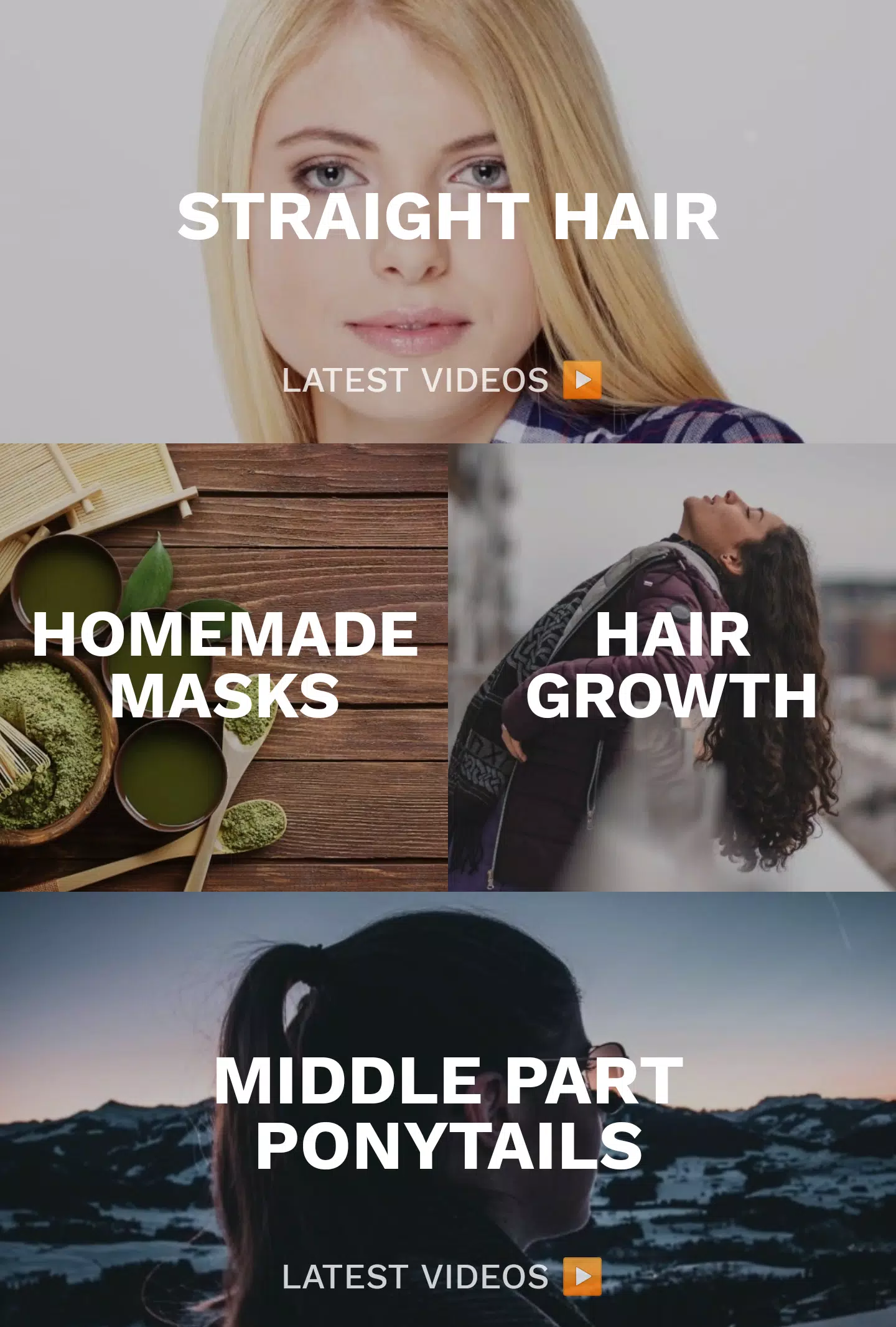 Haircare app for women Screenshot 2