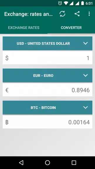 XRT: Exchange rates, converter应用截图第2张