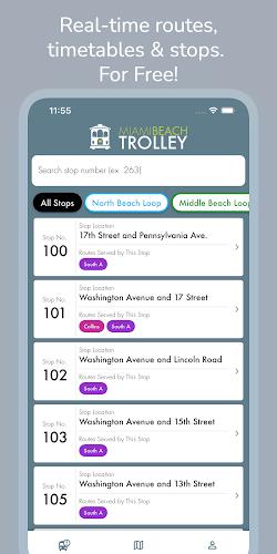 Miami Beach Trolley Tracker ဖန်သားပြင်ဓာတ်ပုံ 1