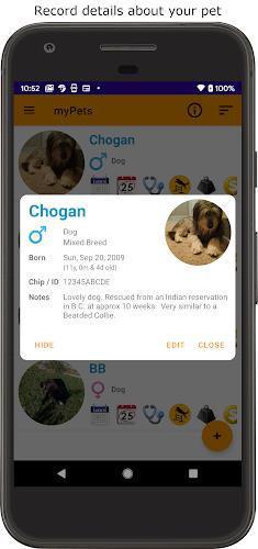 myPets - Pet Manager Скриншот 2