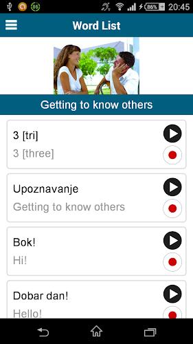 Learn Croatian - 50 languages स्क्रीनशॉट 4