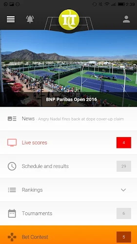 Tennis Temple - Live scores ဖန်သားပြင်ဓာတ်ပုံ 2