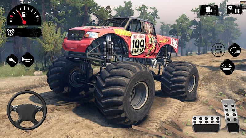 Hillock Monster Truck Driving स्क्रीनशॉट 1