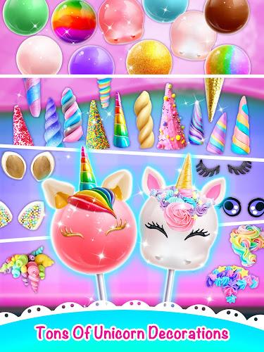 Unicorn Cake Pop - Sweet Food スクリーンショット 4