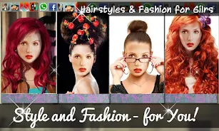 Hairstyles & Fashion for Girls Ekran Görüntüsü 4