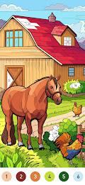 Country Farm Coloring Book Captura de tela 2