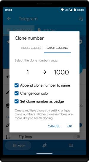 App Cloner Mod APK para Android