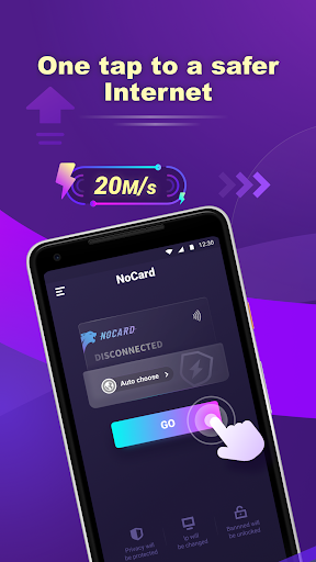 NoCard VPN - No Card Needed 스크린샷 1