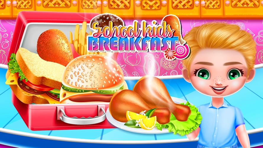School Toddlers Breakfast Food スクリーンショット 4