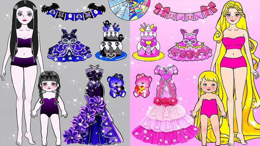 Paper Dolls Diary DIY Dress Up 스크린샷 2