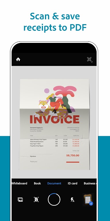Adobe Scan: PDF Scanner, OCR Captura de tela 3