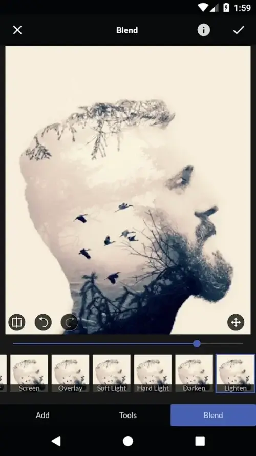 LightX Editor de fotos video Captura de tela 1