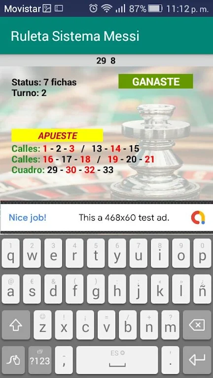 Roulette Messi System Captura de pantalla 3