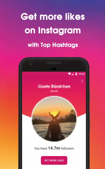 Schermata LikesBooster Free - Get More Likes using Hashtags 1