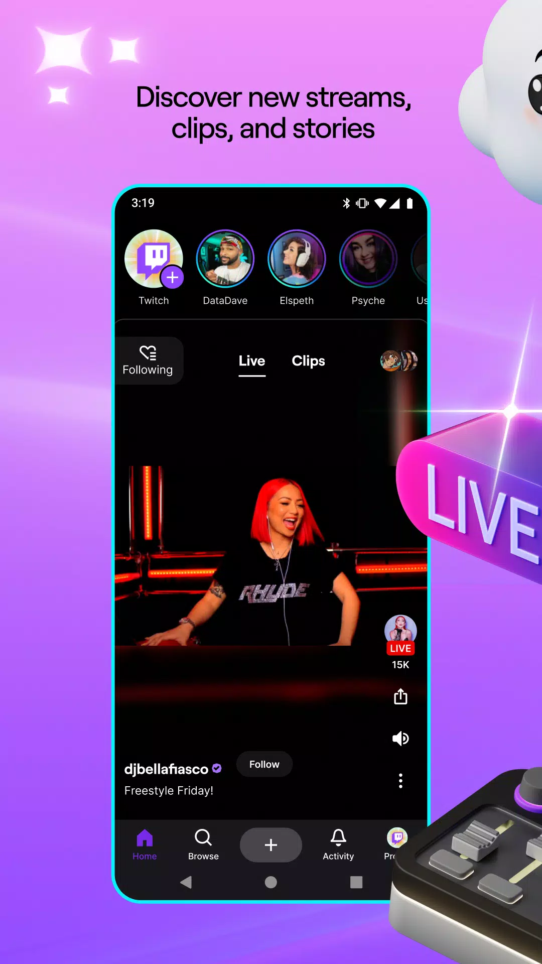 Twitch : streaming en live Capture d'écran 1