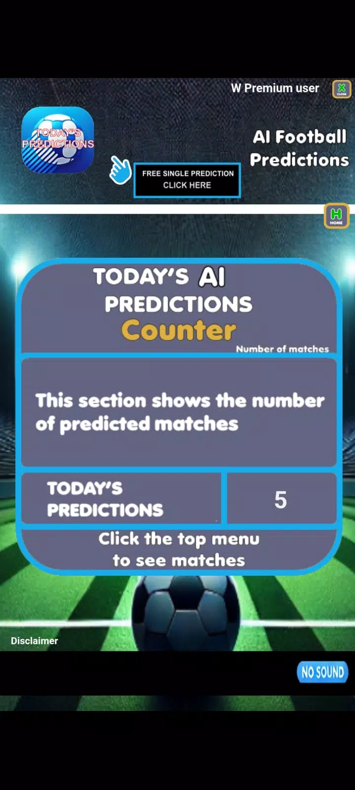 Ai football predictions应用截图第2张