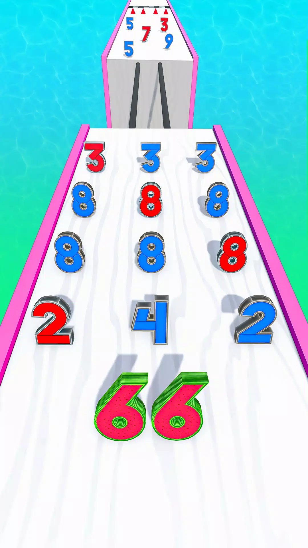 Number Master Run 3D Games ภาพหน้าจอ 3