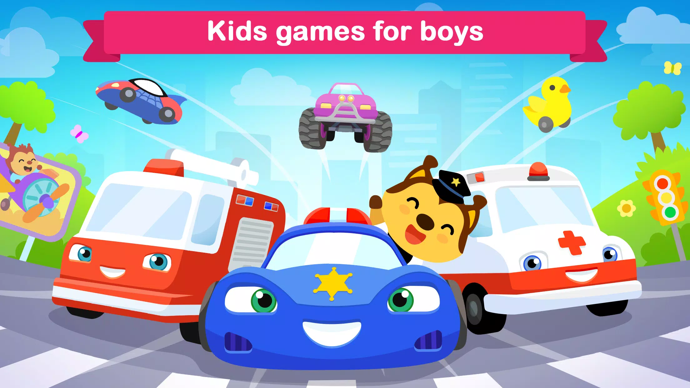 Car games for kids & toddler Screenshot 1