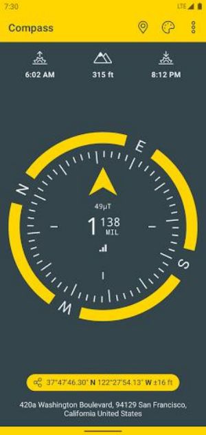 Compass & Altimeter ภาพหน้าจอ 3