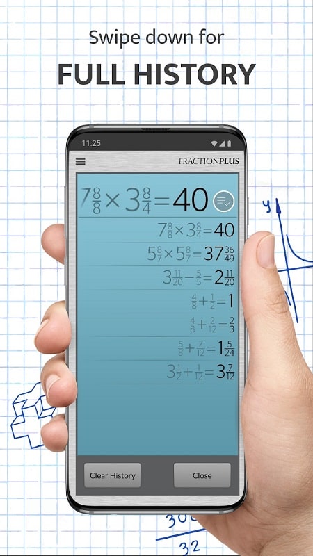 Fraction Calculator Plus Ảnh chụp màn hình 1