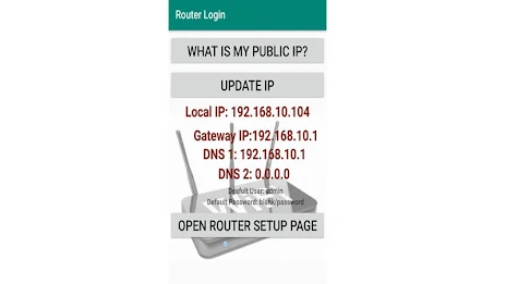 Router Setup Page - WiFi Passw Скриншот 1