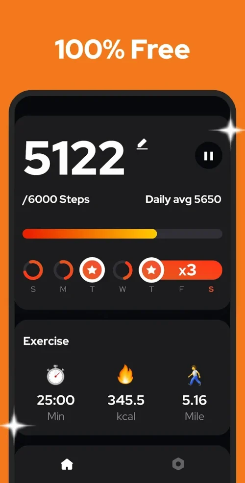 Step Counter - Pedometer Скриншот 1