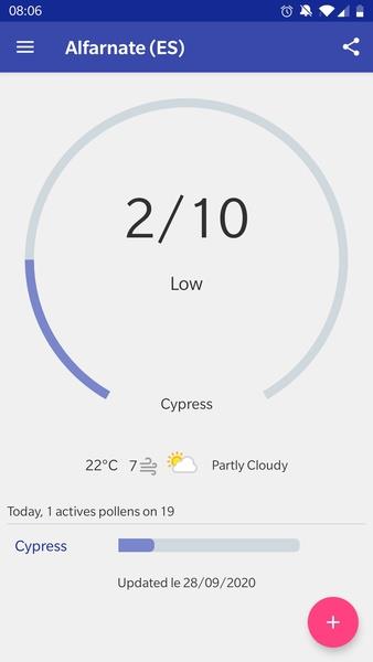 Alert Pollen স্ক্রিনশট 1