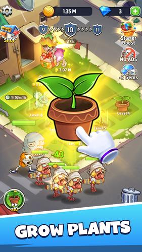 Merge Plants – Monster Defense スクリーンショット 1