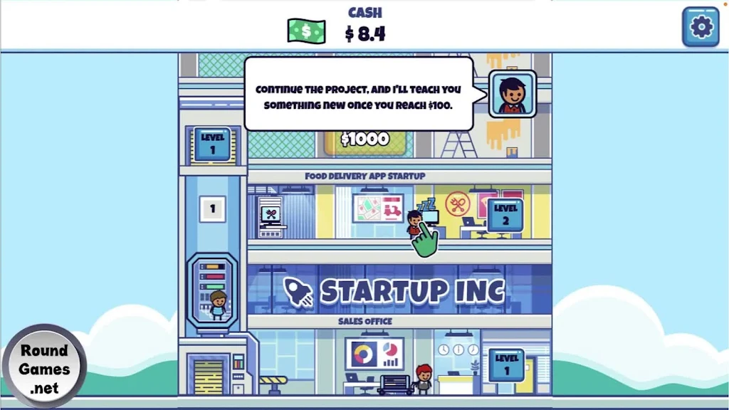 Idle Startup Tycoon Captura de tela 2