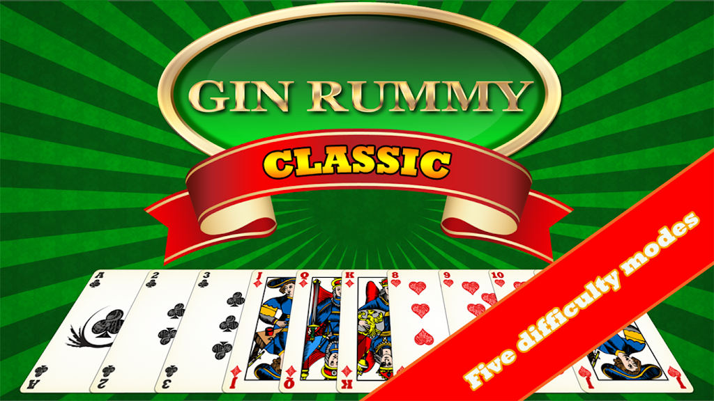Gin Rummy Pabroton ဖန်သားပြင်ဓာတ်ပုံ 1