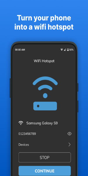Tragbarer Mobiler WIFI hotspot Screenshot 1