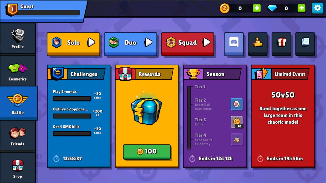 ZombsRoyale.io - Battle Royale 스크린샷 1