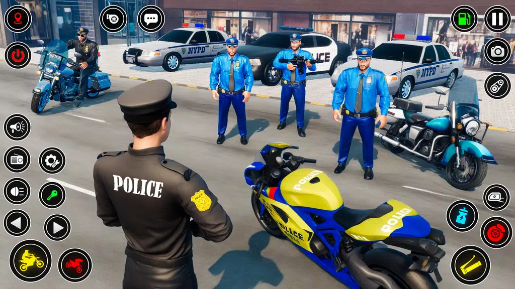 Police bike Stunt Bike Racing ဖန်သားပြင်ဓာတ်ပုံ 3
