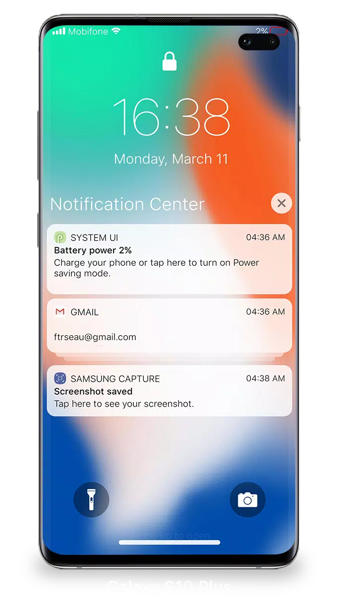 Lock Screen iOS 15 স্ক্রিনশট 2