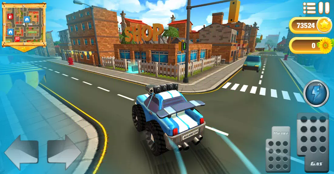 Cartoon Hot Racer 3D ภาพหน้าจอ 1