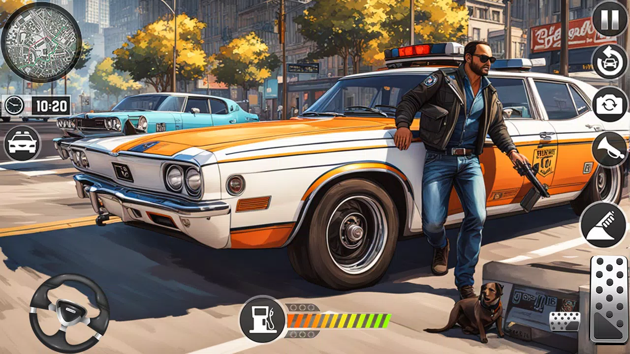 Luxury Police Car Parking Game ဖန်သားပြင်ဓာတ်ပုံ 1