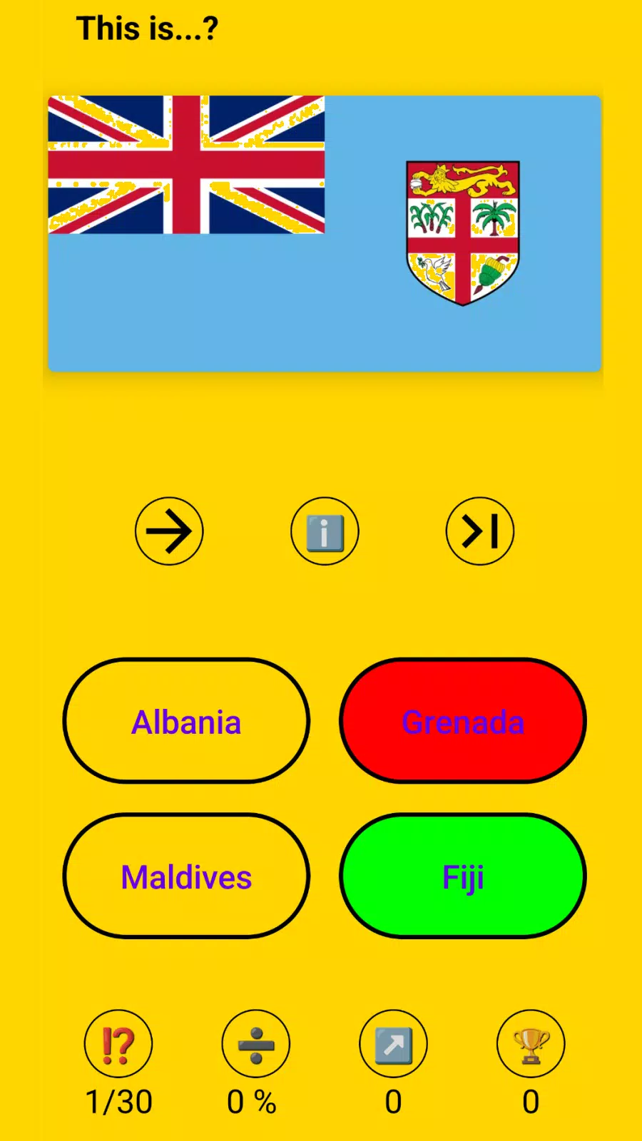 Super Flags! Flag Quiz Скриншот 2