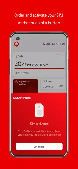 My Vodafone Oman ภาพหน้าจอ 4