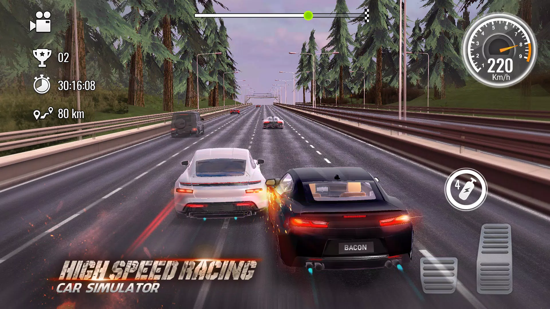 Traffic Car Driving Game Скриншот 1