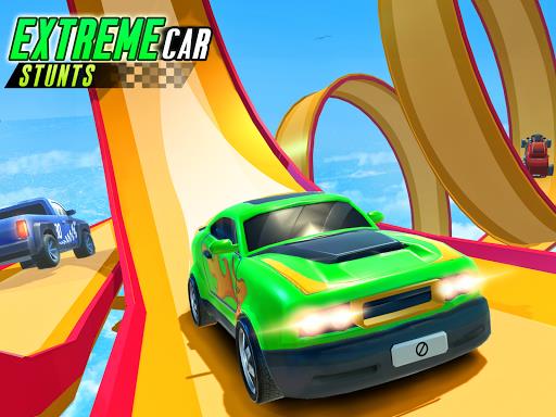 Hot Cars Fever-Car Stunt Races Captura de pantalla 3