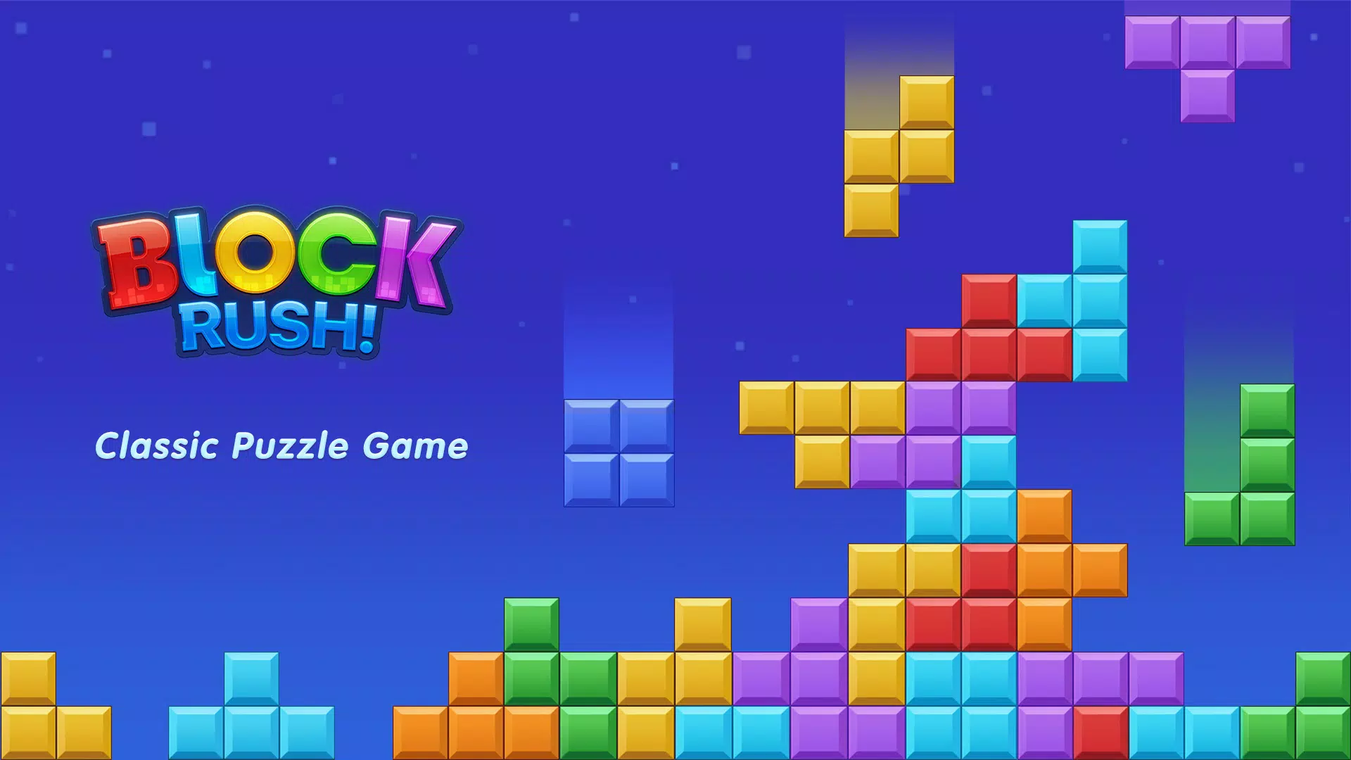 Block Rush - Block Puzzle Game Schermafbeelding 1