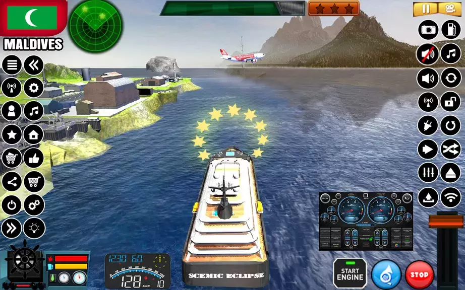 Big Cruise Ship Simulator Schermafbeelding 2