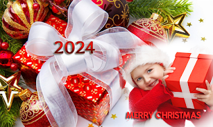 Christmas Photo Frame 2024 ဖန်သားပြင်ဓာတ်ပုံ 4