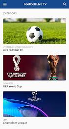 Live Football TV Sports Stream Ảnh chụp màn hình 1