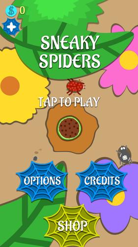 Sneaky Spiders Captura de tela 4