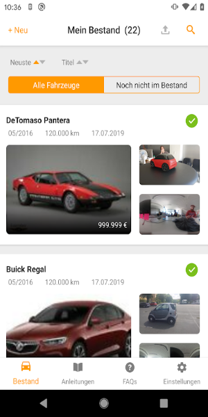 mobile.de Auto-Panorama Captura de tela 1