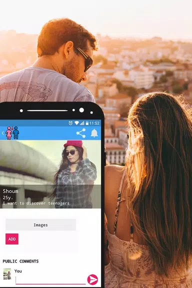 Teen Chat Room: Teen Dating App - Meet Teenagers Captura de pantalla 1
