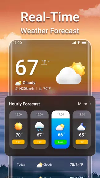 Weather Forecast & Live Radar 스크린샷 1